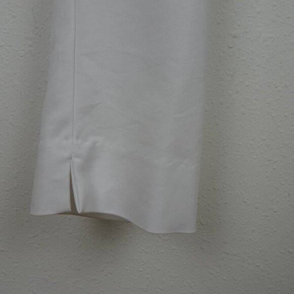 Karen Kane Capri Pants Women's Plus Size 20W White Stretch Straight Leg Made USA - Picture 4 of 10